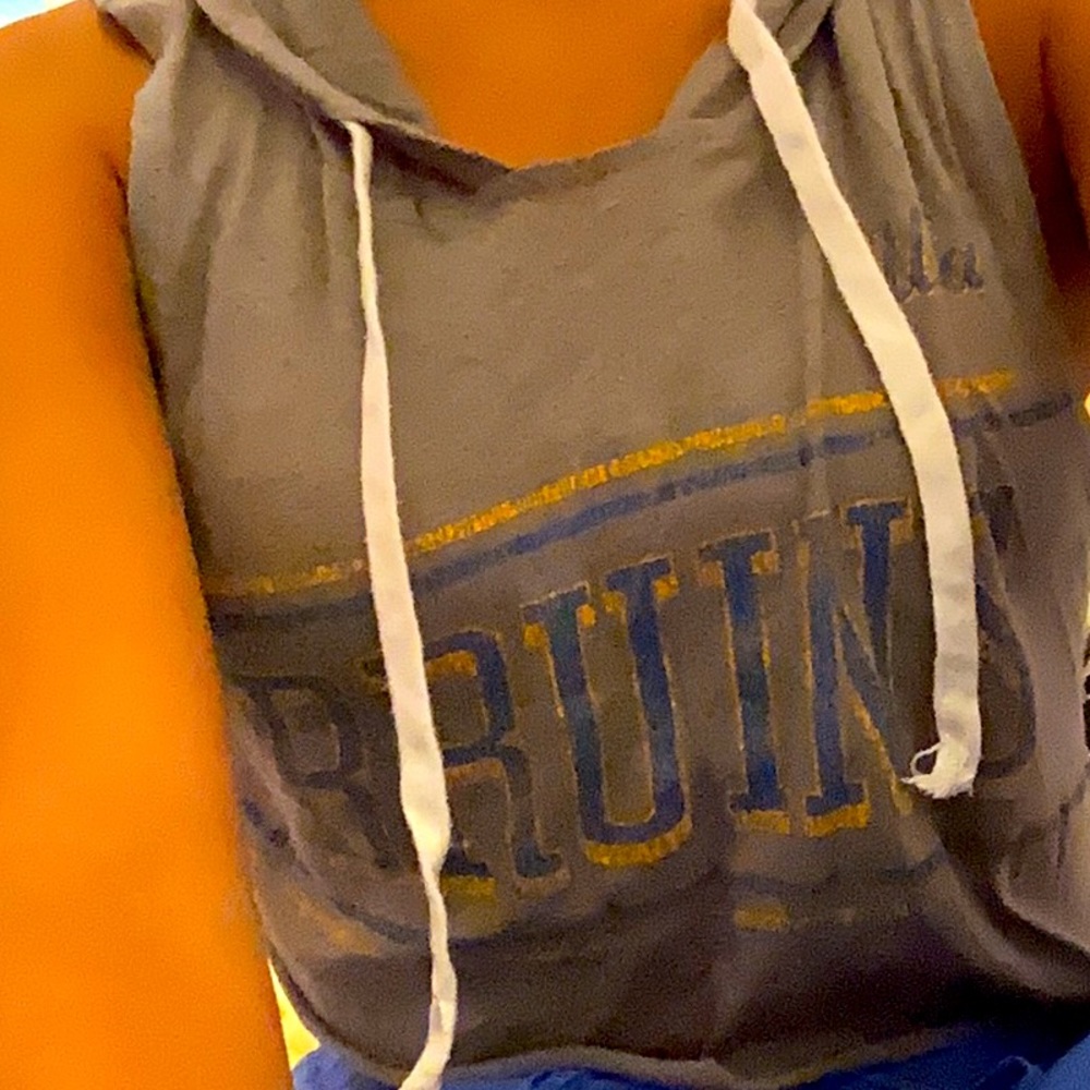 UCLA Bruins  hand cut ,cropped Twitch hoodie